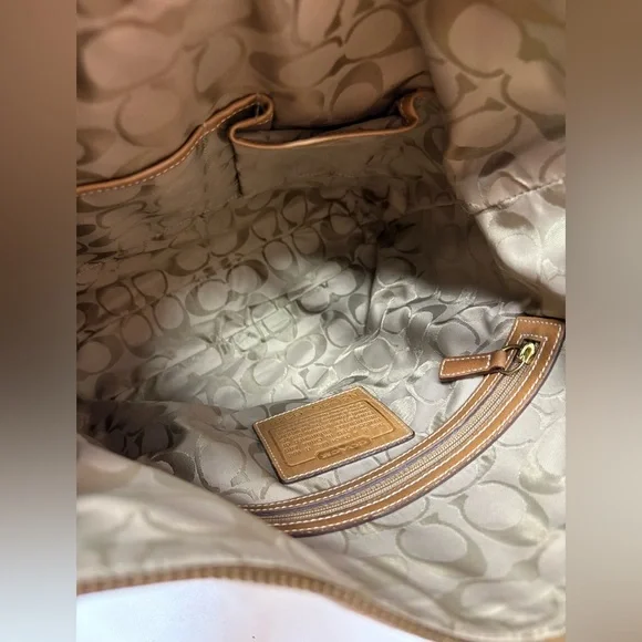 COACH Vintage Slim Convertible bag Brown Leather